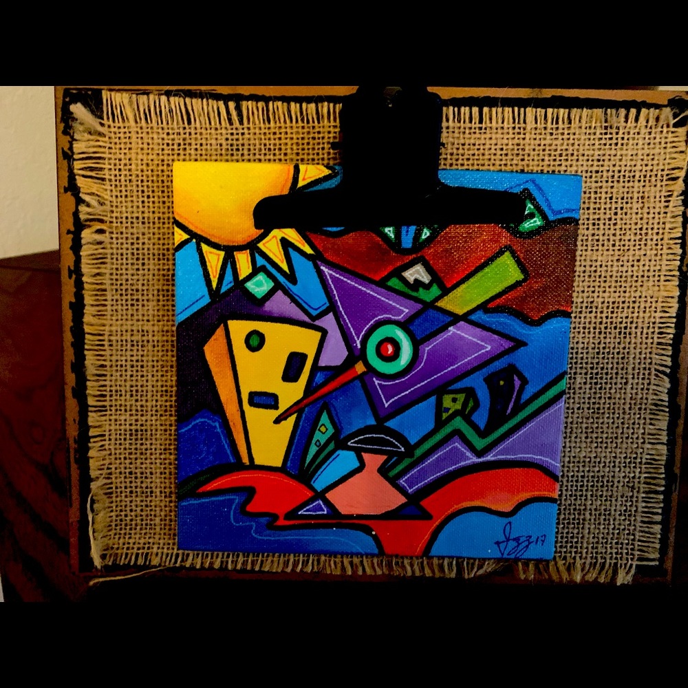 Abstract original painting for home decor